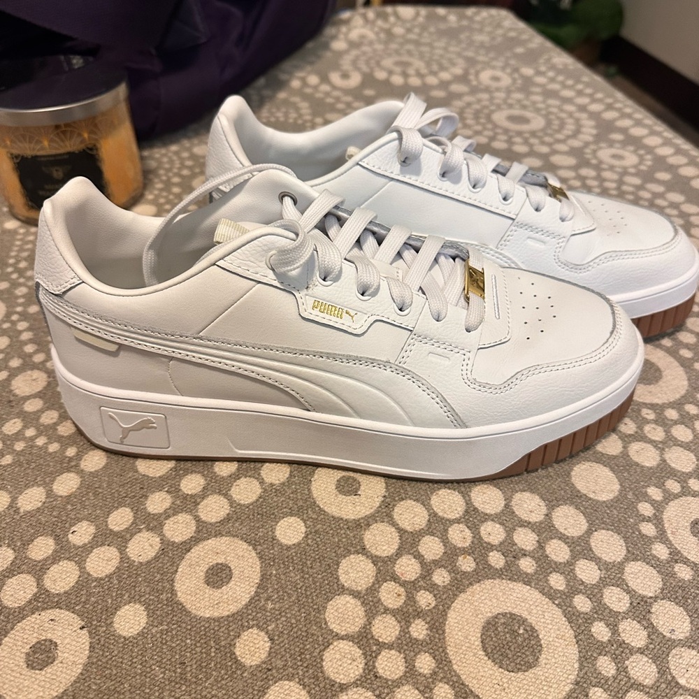 Puma Carina Street Lux White Sneakers
